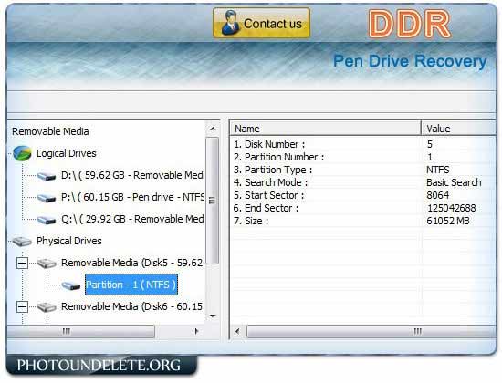 Windows 7 USB Drive Undelete Software 5.3.1.2 full