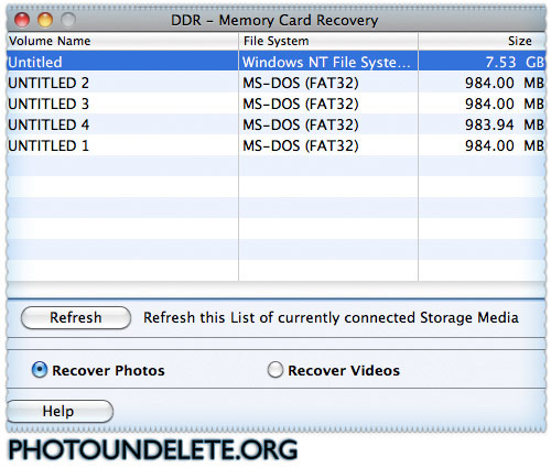 Mac Memory Card Undelete Software