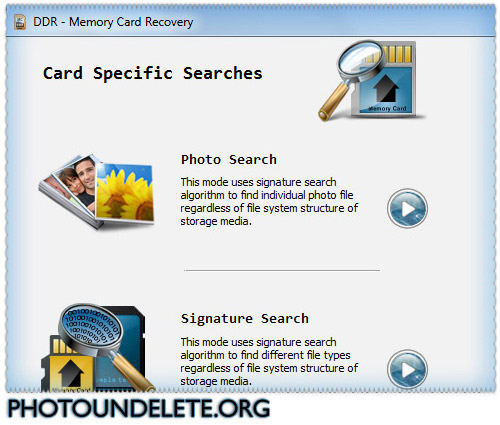 Memory Card Undelete Software