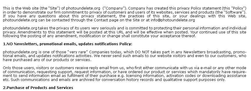 Privacy Policy