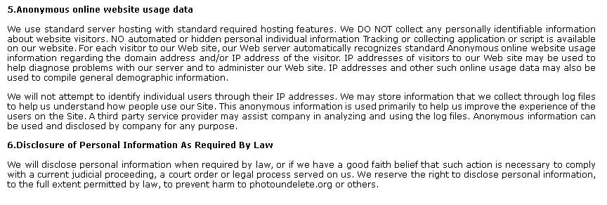 Privacy Policy