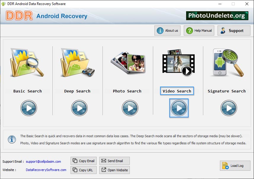 Choose Recovery Modes