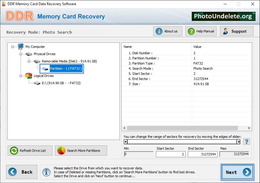 Select Partition