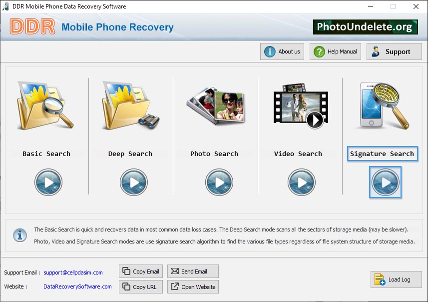 Choose Recovery Modes