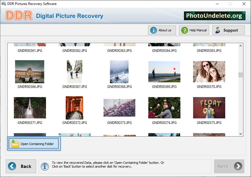 Open Containing Folder