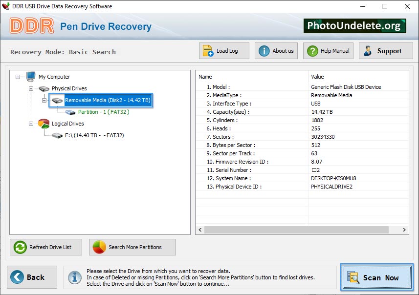 USB Drive Undelete Software